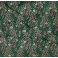 thumbnail image 4 of oneOone Organic Cotton Poplin Twill Fabric Leaves & Floral Block Printed Craft Fabric BTY 42 Inch Wide, 4 of 4
