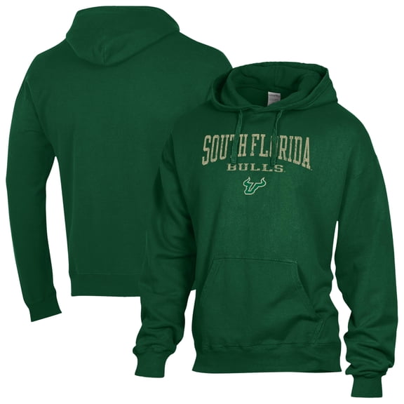 Men's ComfortWash  Green South Florida Bulls Fleece Hoodie
