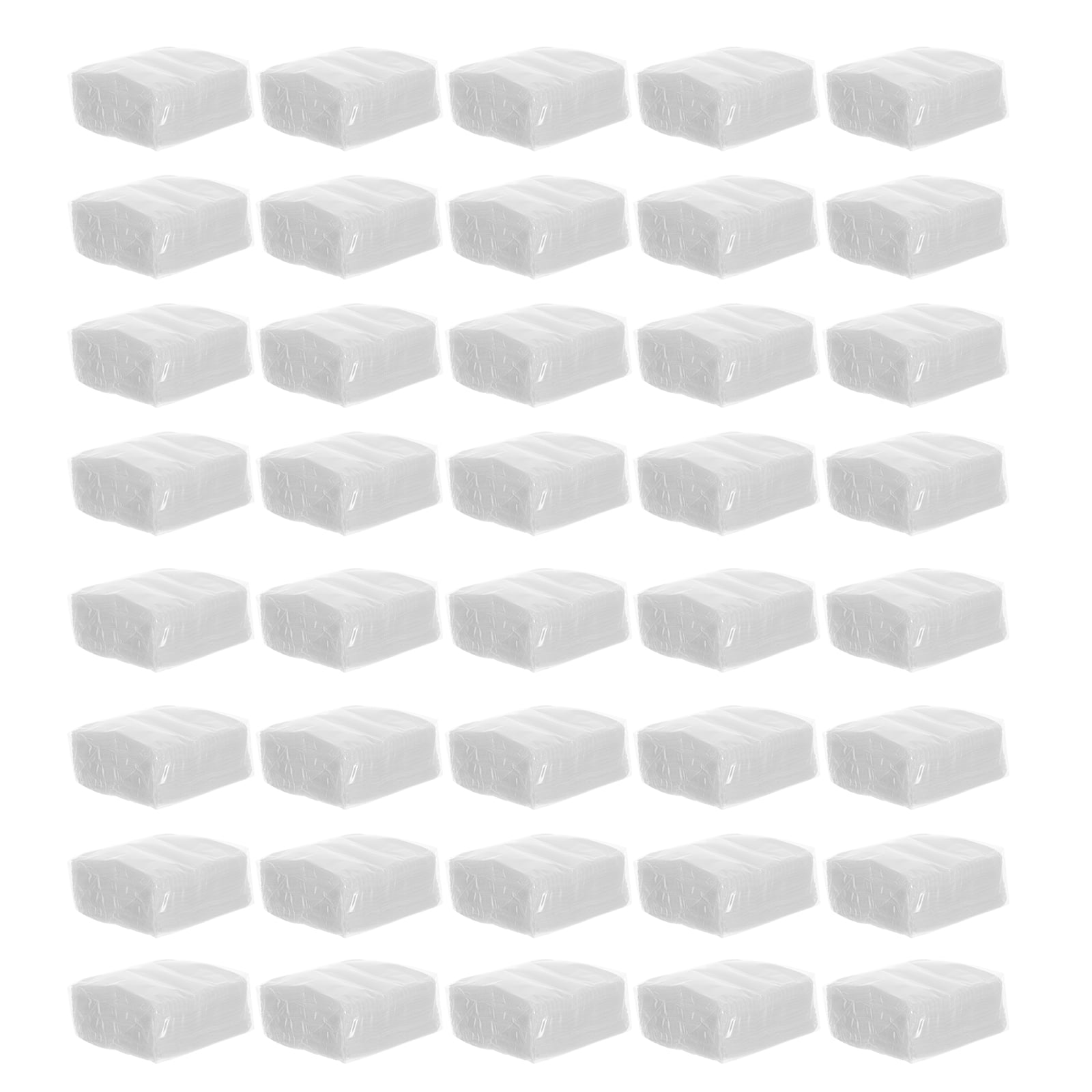 50pcs Tissue Paper Hotel Pulp Paper Sheets Disposable Hand Towels For Weddings Birthday Holidays Bathroom Decor Bathroom Household White