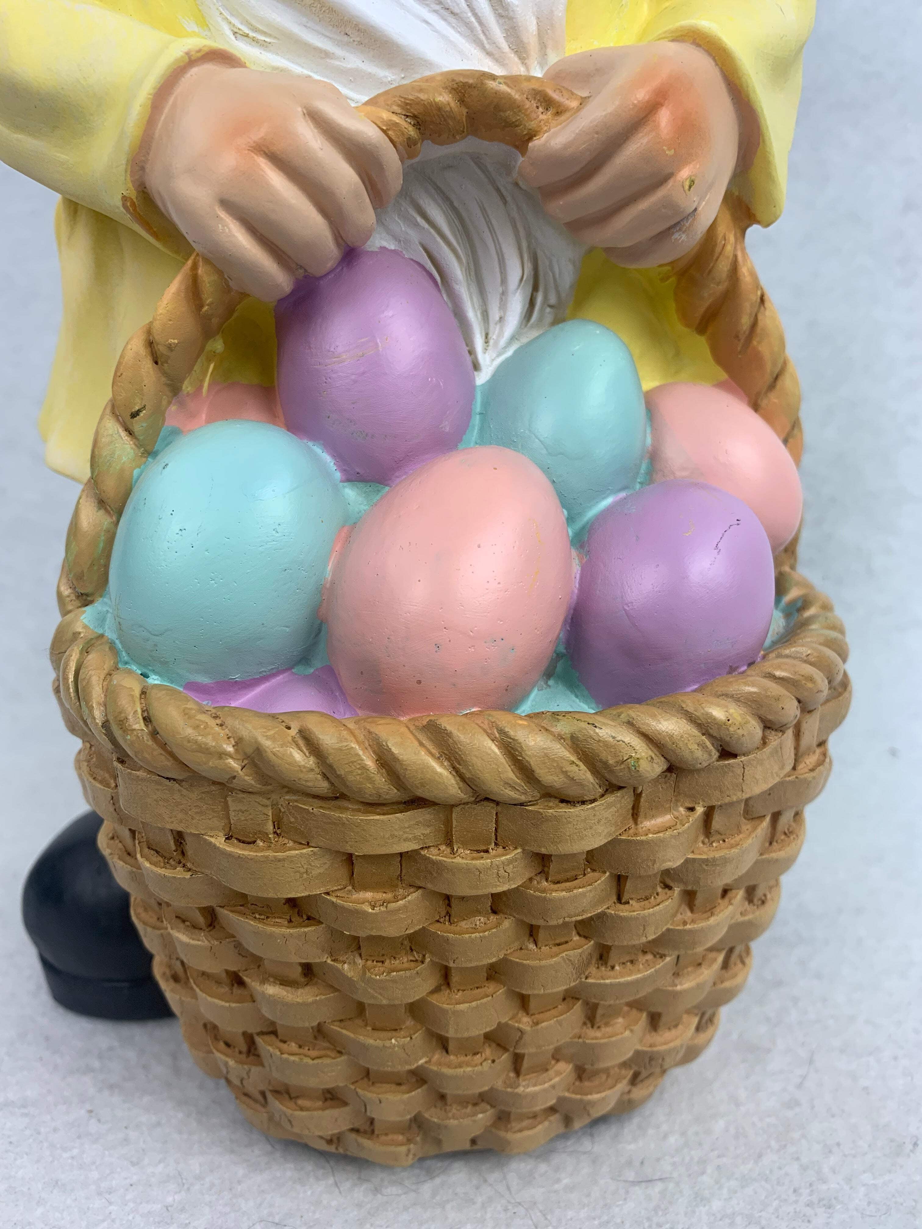 Easter X-Large Gnome Carrying Easter Egg Basket