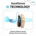 thumbnail image 4 of BlaidsX Neuro Rechargeable RIC + Programmable Hearing Aids for Seniors with Bluetooth & Noise Cancellation, Dual Mic & 48 DSP Channels - Beige - Right Ear, 4 of 11