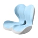 thumbnail image 2 of Cojín de Asiento Ergonómico Almohadilla Ortopédica Soporte Lumbar de Espuma Viscoelástica con Fondo Antideslizante Adecuado para Sillas de Oficina Y Azul grisáceo, 2 of 8