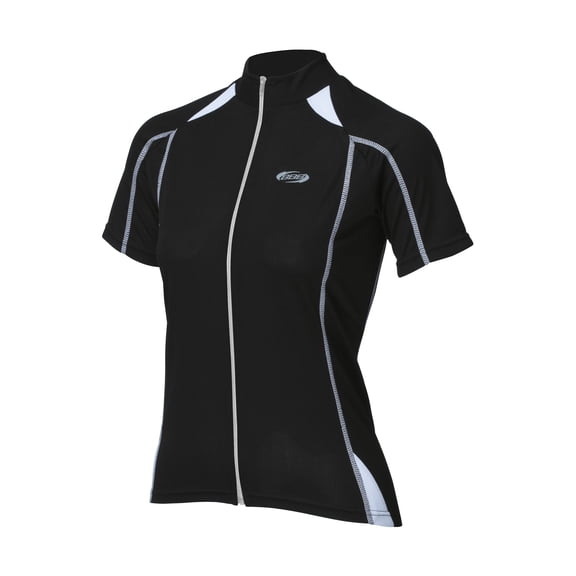 BBB BBW-245 - ComfortGirl Womens SS Jersey (Black & White, L)