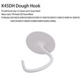 thumbnail image 3 of K45DH Dough Hook K45B Coated Flat Beater K45WW Wire Whip Fit for Stand Mixer with 4.5Qt 5 Qt Bowl fo, 3 of 5