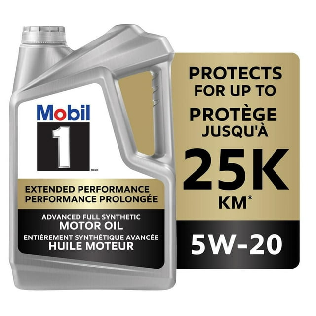 Mobil 1™ Extended Performance Full Synthetic Engine Oil 5W-20, 4.73 L