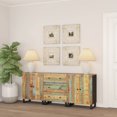 thumbnail image 1 of vidaXL 3 Pcs Buffets Bois Massif Recyclé, 1 of 1