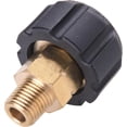 thumbnail image 3 of Pressure Washer Adapter, Female Metric M22 to 1/4 Inch Male NPT Fitting, 5000 PSI, 3 of 3