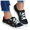 thumbnail image 5 of 2025 Clearance! 50% Off Clear! asdoklhq Casual Shoes for Women,Low-cut Canvas Shoes One-foot Lazy Korean Version Student Casual Flat Shoes, 5 of 6