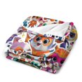 thumbnail image 4 of Manta de dibujos animados SuperKitties, súper suave, acogedora y cálida manta de felpa para niños y niñas, mantas de franela ligeras y difusas para sofá, cama, viajes, camping, regalos de 40 x 30, 4 of 8