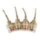 thumbnail image 4 of 4 conectores de poste de conexión, conector banana de 4 mm, adaptador de poste de cableado de desconexión rápida, terminal de altavoz, conector, 4 of 8