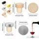 thumbnail image 3 of 30 tapones de corcho para botellas de vino en forma de T, tapones de vino de degustación, tapones de corcho reutilizables de repuesto para botellas de cerveza de vidrio, 3 of 7