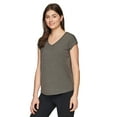 thumbnail image 3 of RBX Active Women's Short Sleeve High Low Soft V-Neck Tee, 3 of 4