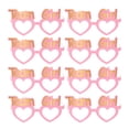 thumbnail image 1 of 8 piezas de gafas de papel Team Girl Eyeglass Baby Welcome Party Gafas Baby Shower Holidays Festival Photo Props (Rosa), 1 of 6