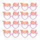 thumbnail image 1 of 8 piezas de gafas de papel Team Girl Eyeglass Baby Welcome Party Gafas Baby Shower Holidays Festival Photo Props (Rosa), 1 of 6