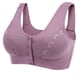 thumbnail image 2 of Ropa interior para madres de mediana edad y mayores, sujetador de algodón estilo chaleco, push up, sujetador con hebilla delantera de talla grande para personas mayores, 2 of 6