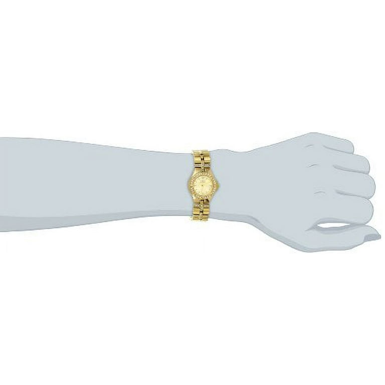 Invicta Women's 0134 Wildflower 18K Gp Ss Gold-Tone Dial 18K Gp Ss