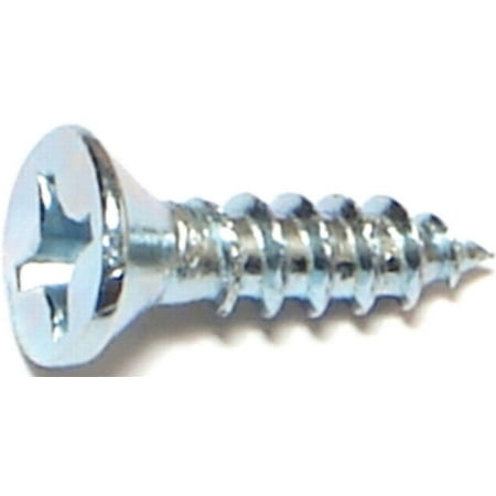 

MIDWEST FASTENER 02576 Wood Screw #10 Thread Coarse #3 Drive Sharp Point