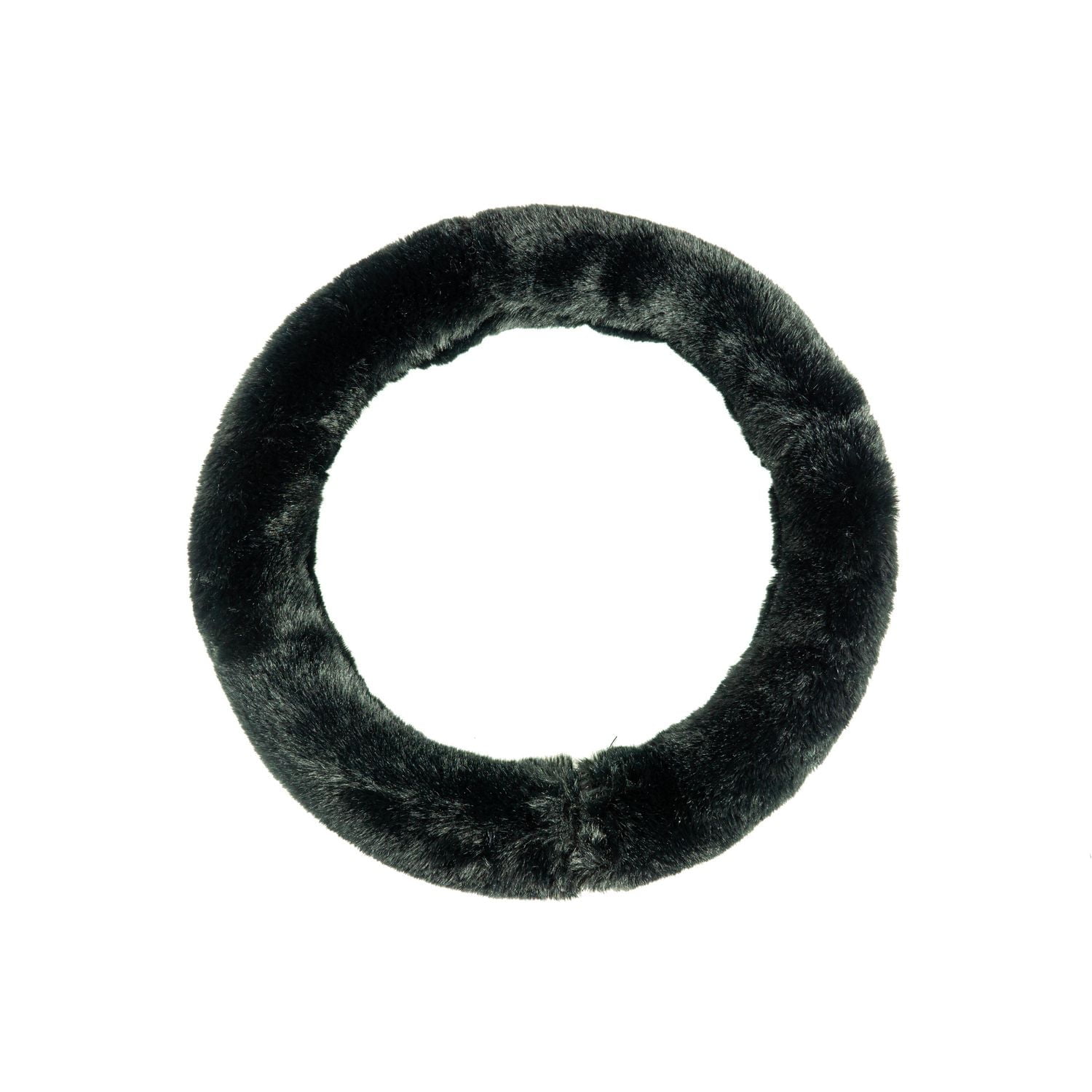 Plush Black, Steering wheel cover