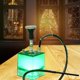 thumbnail image 3 of completo de 1 manguera, de , de acrílica, de portátil con cuenco de silicona para fiestas, clubes, barra de - Verde Macarena Cachimba completa, 3 of 6