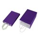 thumbnail image 4 of Bolsas de papel Oikss Purple Kraft con asas de 13,3 x 8,3 x 21 cm, 100 unidades, 4 of 7