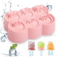 thumbnail image 1 of Moldes de silicona para paletas de bricolaje, moldes para paletas de hielo, moldes para paletas de hielo, perfectos para niños, adultos. Afortunado Sencillez, 1 of 5
