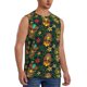 thumbnail image 2 of Balery Mask Tropical Flower Camisetas sin mangas para hombre, absorbe la humedad y protege contra el mal olor.-XX-Large, 2 of 7