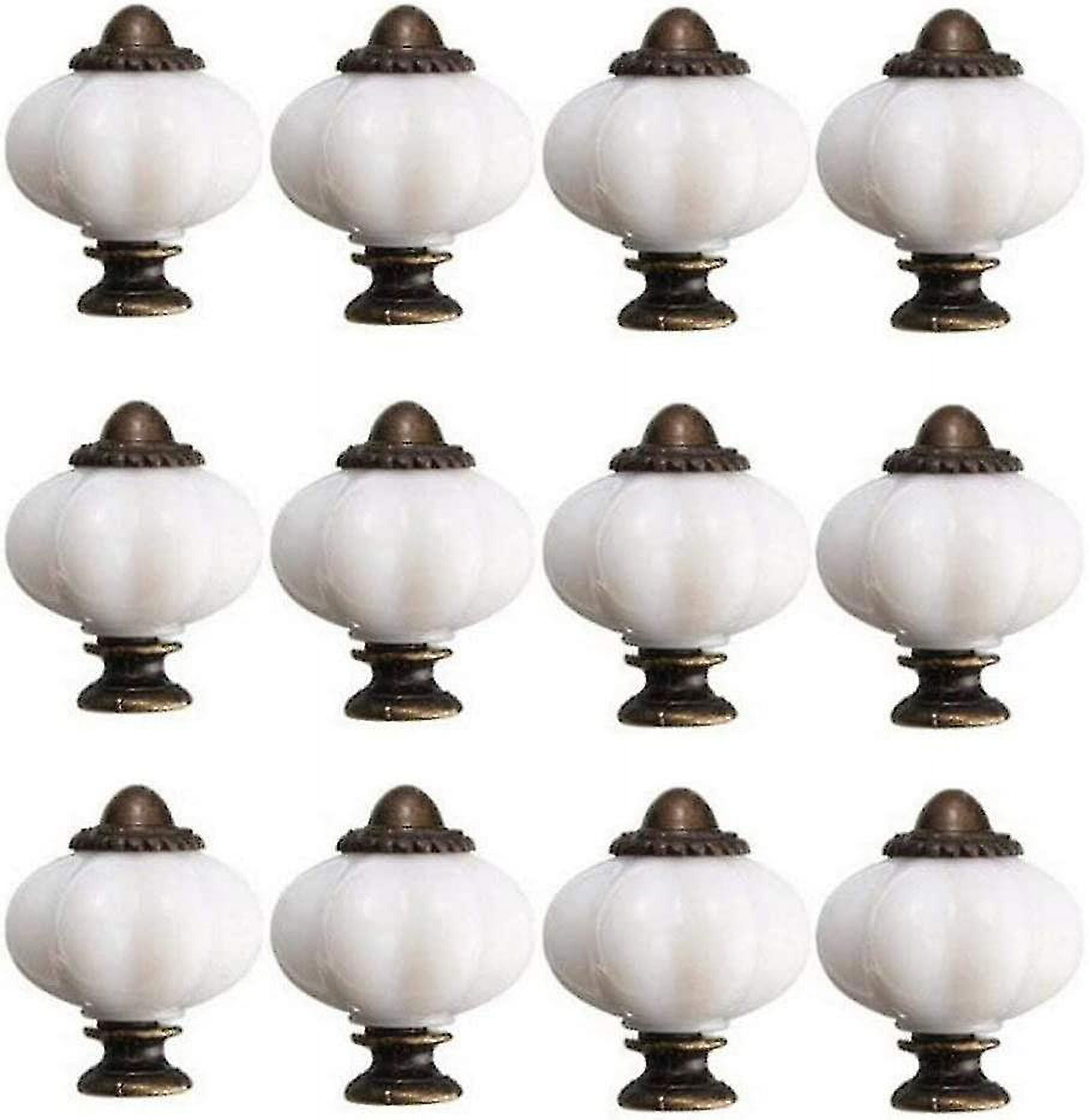 12 Pieces Cabinet Knob 30mm Vintage Cabinet Door Knob Ceramic Door ...
