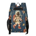 thumbnail image 5 of Iauyy Clear Backpack Heavy Duty PVC Transparent Backpack for College Workplace, Retro Astro Space, 5 of 8
