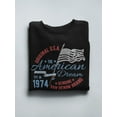 thumbnail image 3 of The American Dream 1974 Sweatshirt Men -Image by Shutterstock, Male XX-Large, 3 of 4