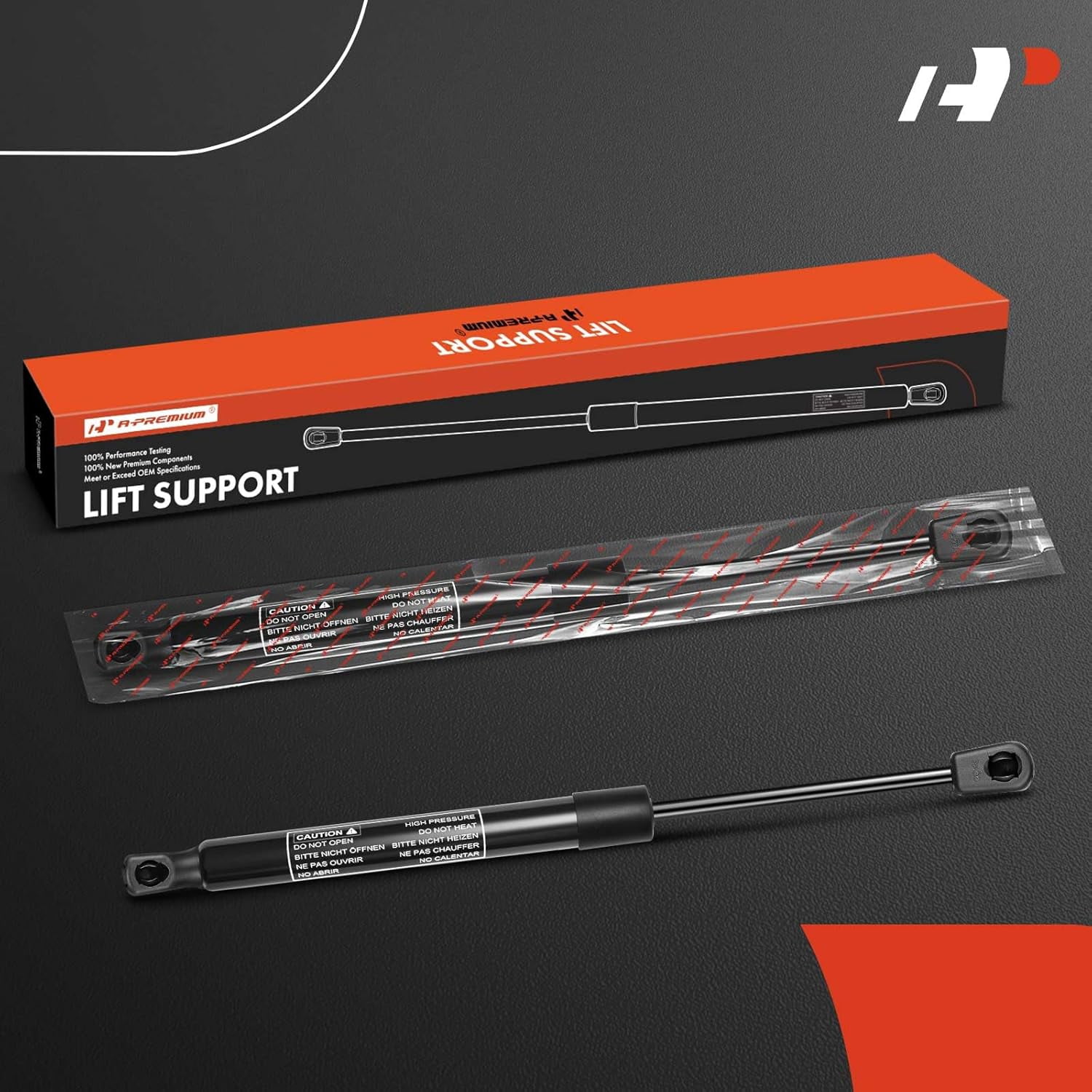 A-Premium Hood Bonnet Lift Supports Shock Struts Springs Replacement for Acura TL 2006-2008 2-PC Set