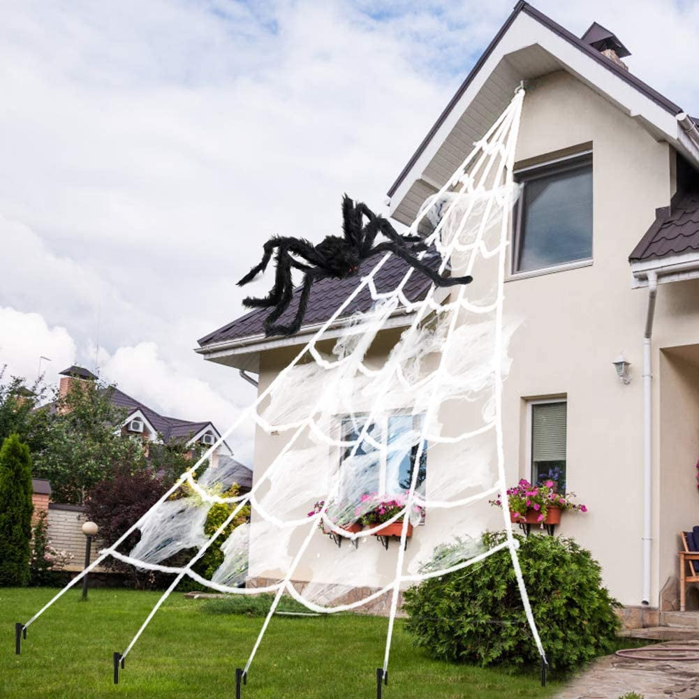 AODINI Spider  Halloween Decorations, 1615 Feet Triangular Huge