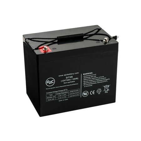 - Permobil C500 12V 75Ah Wheelchair Battery - This is an AJC Brand Replacement
