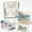 Nantucket Harbor, variant on DIY Sea Glass Art Kit, Charleston Rainbow Row Acrylic Craft Kit for Adults | 4.72*4.72in Mosaic Kits for Adults, 6 Coastal Town Designs, Wooden Easel & Guide Included, Keepsake Gift