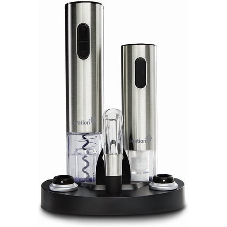 Ivation Electric Wine Bottle Opener Set with Accessories