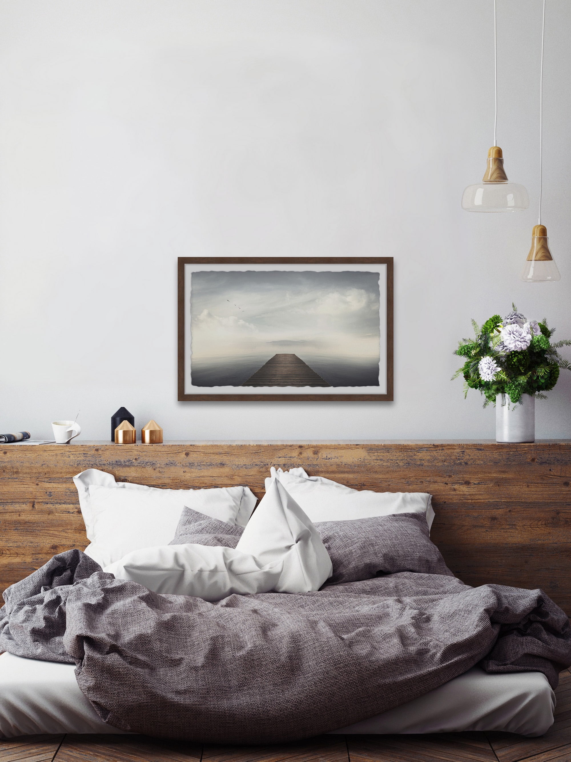 Marmont Hill Ocean's Dusk Framed Wall Art, 20" x 30"