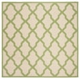 thumbnail image 2 of Safavieh Linden Gamal Geometric Indoor/Outdoor Area Rug, Cream/Olive, 6'7" x 6'7" Square, 2 of 8