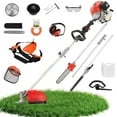 thumbnail image 2 of Floseru Gas Weed Wacker 5 in 1 Lawn String Trimmer/Edger Gas Powe 52cc Strong Powerful Full Functioning Guard Accessories Cordless Hedge Trimmer Brush Cutter Handheld Weed Eater for Lawn Garden Yard, 2 of 12