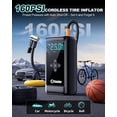 thumbnail image 6 of Soulor 5000A Jump Starter with Air Compressor,Portable 12V Jump Box with 160PSI Tire Inflator, Jumper Cables and LED Light, 6 of 8