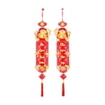 thumbnail image 1 of Elodie Couplets Suspendus Rouges du Nouvel An Vietnamien pour Fournitures de Fête Salon Maison, 1 of 8