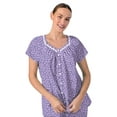 thumbnail image 5 of Aria Short Sleeve 100% Cotton Cropped Pajama Set with Pockets, Women’s Sizes XS-4X, 5 of 5