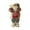 E, variant on 12-Inch Santa Claus Doll, Standing Santa Figurine, Colorful Christmas Decorations, Gift for Holiday Decor