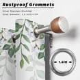 thumbnail image 2 of Outdoor Curtains for Patio Waterproof, Eucalyptus Leaves Outdoor Privacy Panels Grommet, Daisy Flower Spring Watercolor Country Floral Bee Blackout Outside Curtains for Porch/Cabana 54"x84", 1 Panel, 2 of 8
