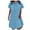 Blue, variant on SnnmBlm Women's Plus Size Summer Dress Solid Color Casual Denim Dress Short Casual Denim Dress Sun Dresses 2024 Light Blue 3XL