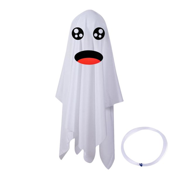 Decoraciones de Halloween Adorno colgante Tela blanca para porche, salón, dormitorio, fiesta