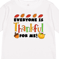 thumbnail image 4 of Inktastic Everyone is Thankful for Me Thanksgiving Baby Boys or Girls Long Sleeve Toddler T-Shirt, 4 of 5