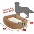 thumbnail image 3 of Majestic Pet Sherpa Poly/Cotton Bagel Pet Bed for Dogs, Calming Dog Bed Washable, Large, Khaki, 3 of 4