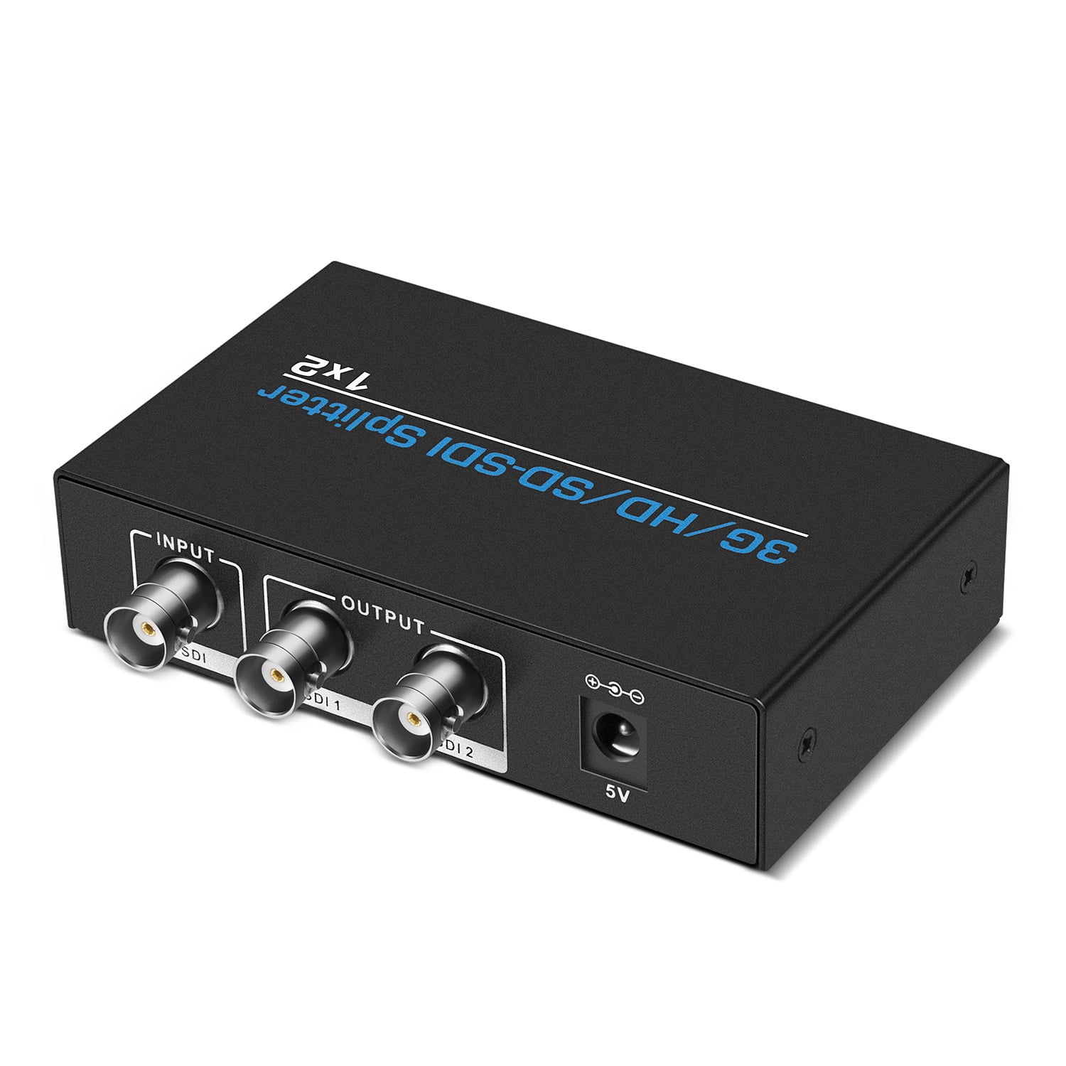 1x2 SDI Splitter Distribution Amplifier, Supports Professional SDSDI