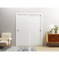 thumbnail image 5 of Slab Door Panel 42 x 84 inches / Mela 0755 Painted White / Modern Finished Doors / Pocket Closet Sliding Barn, 5 of 5