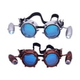 thumbnail image 1 of Gafas estilo Steampunk Sunnimix disfraz de Cosplay para fiesta de graduación hombres y mujeres Argenta roja brillante, 1 of 8