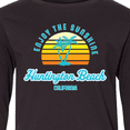 thumbnail image 4 of Inktastic Summer Enjoy the Sunshine Huntington Beach California Blue Long Sleeve Youth T-Shirt, 4 of 5